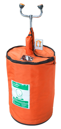 Portable Heated 15 Gallon Eyewash/Drench Hose Unit - First Aid Safety